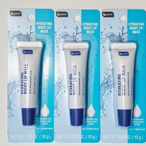 (3) B-Pure Hydrating Night Lip Mask W Hyaluronic Acid, Vitamin E & Shea Butter